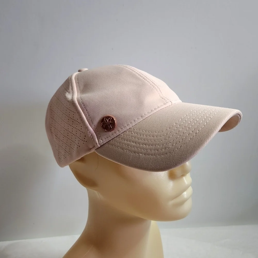 Gaiam Wander Breathable Geo Blush Pink Baseball Hat Cap